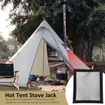 Hot Tent Stove Jack Tent Highly Flame-retardant Firewood Stove