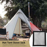 Hot Tent Stove Jack Tent Highly Flame-retardant Firewood Stove