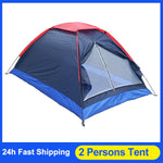 2 Persons Camping Tent Single Layer Beach